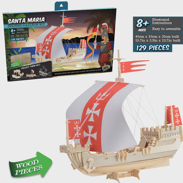 heebie jeebies stem Santa Maria Ship Building Kit